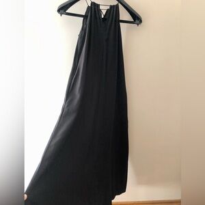 Cider Black Halter Maxi Dress
